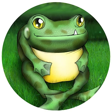 Artwork thumbnail, Happy Frog by EllipsisDesign