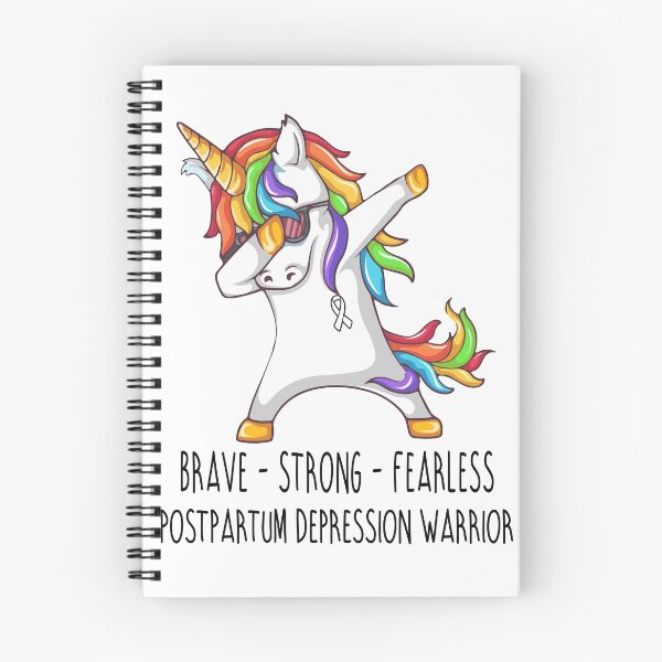 Item preview, Postpartum Depression Warrior Brave Strong Fearless designed and sold by deputylove.