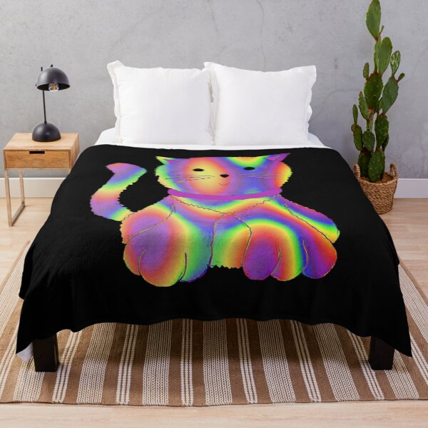 Item preview, Psychedelic Rainbow Cat  designed and sold by GrudleBay.