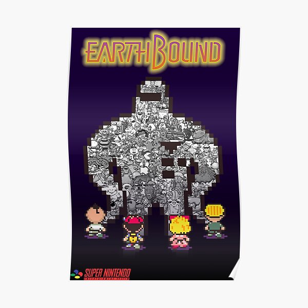 Earthbound Enemies Poster Poster
