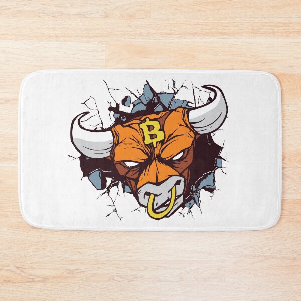 Item preview, Bitcoin Bull Breaking Through designed and sold by infleims.