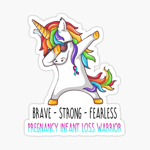 Item preview, Pregnancy Infant Loss Warrior Brave Strong Fearless designed and sold by deputylove.