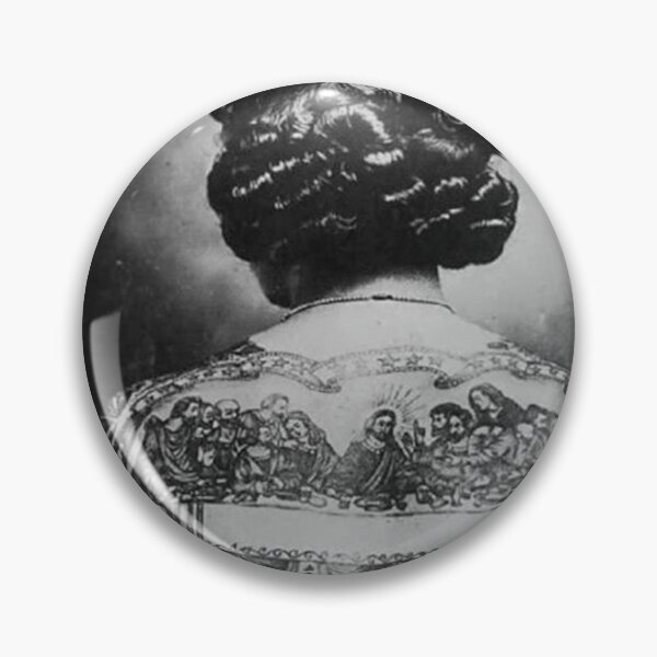 Item preview, Vintage Tattoo art on body - retro model female bizarre art designed and sold by Coolstuff4you71.