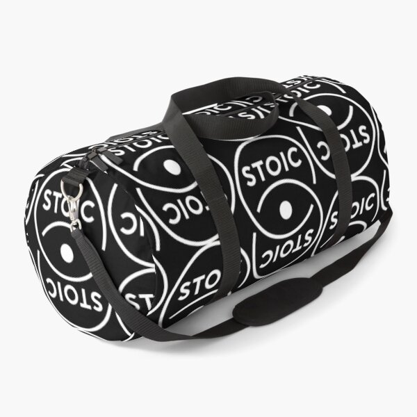 The Stoic S White - Stay Stoic! Duffle Bag
