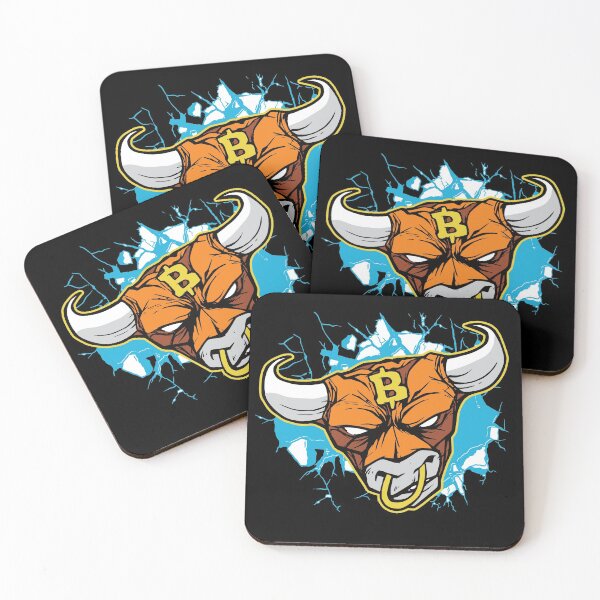 Item preview, Bitcoin Bull Breaking Through designed and sold by infleims.