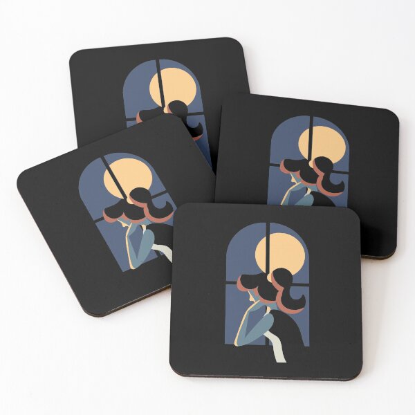 Item preview, Emotionally Tired Lady Looking At The Moon - Depression and anxiety designed and sold by crazycollective.