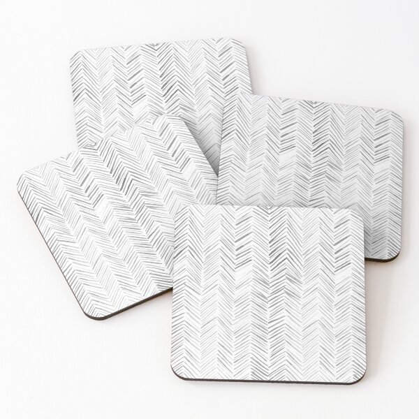 Item preview, Watercolor Herringbone Pattern - Gray designed and sold by monitdesign.