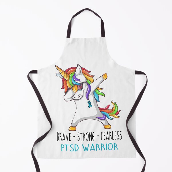 Item preview, PTSD Warrior Brave Strong Fearless designed and sold by deputylove.