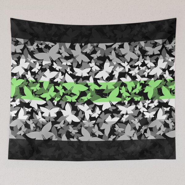 Item preview, Veil of Butterflies, Pride Series - Agender designed and sold by StephOBrien.