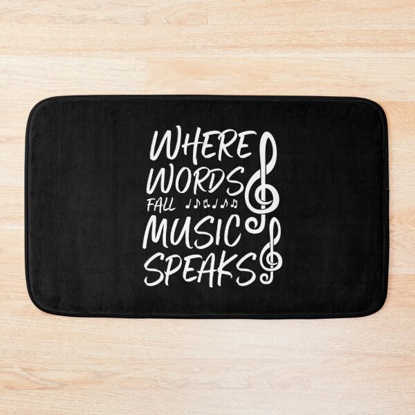 Item preview, when words fail music speaks, power of music quotes designed and sold by PRINTED ..