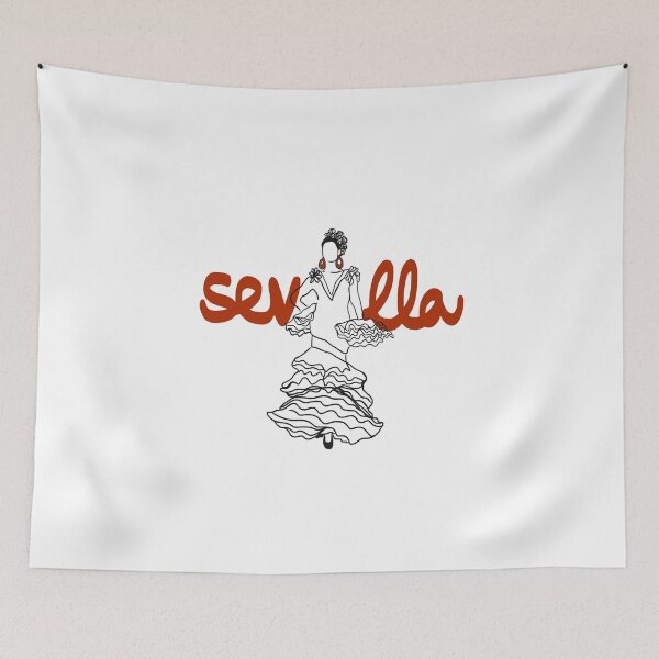 Item preview, Sevilla Seville Spain flamenca flamenca  designed and sold by Tropical Blood.