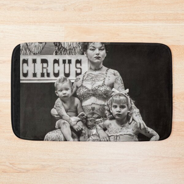 Item preview, Vintage Tattoo art on body - retro studio tattoos bizarre art circus designed and sold by Coolstuff4you71.