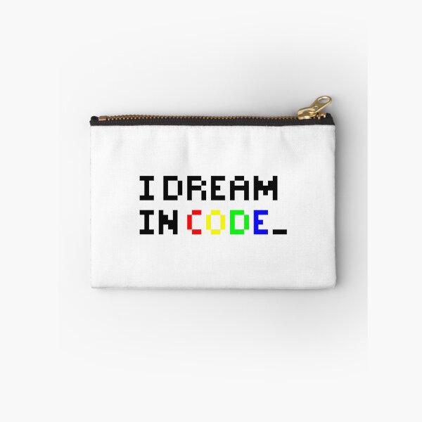 Item preview, I DREAM IN CODE, Black text with Rainbow designed and sold by Ebonheart98.