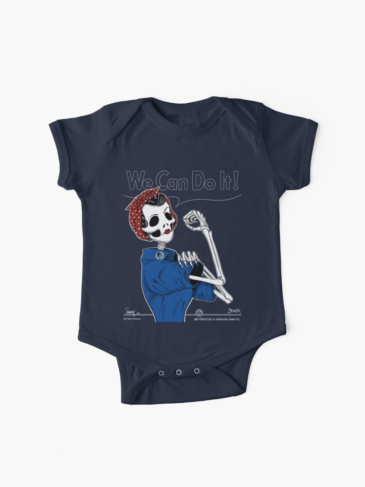 Rosie We Can Do It Baby One Piece By Stack Redbubble
