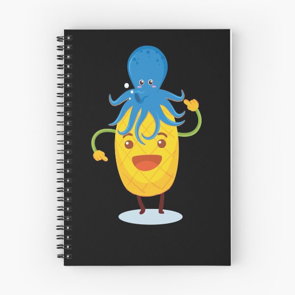 Item preview, Cute Octopus sucking pineapple  designed and sold by thiag-o.