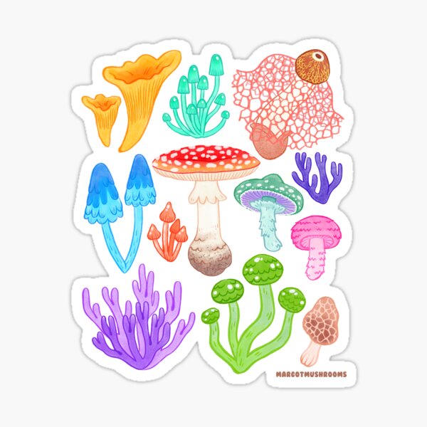 Mushroom Melange Sticker