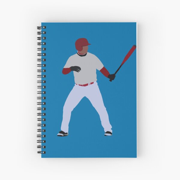 Baseball player Spiral Notebook
