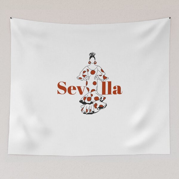 Item preview, Sevilla Seville Spain flamenca flamenco red  designed and sold by Tropical Blood.