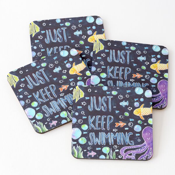 Item preview, Just Keep Swimming designed and sold by monitdesign.