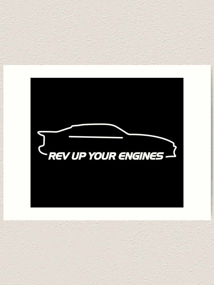 "Scotty Kilmer Rev Up Your Engines Silhouette" Art Print for Sale by