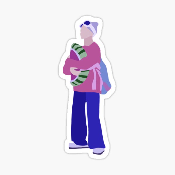 Mark Lee Watermelon Balloon Digital Illustration Sticker