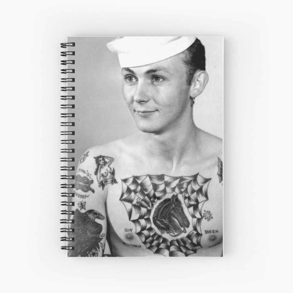Vintage Tattoo art on body - retro studio tattoos bizarre