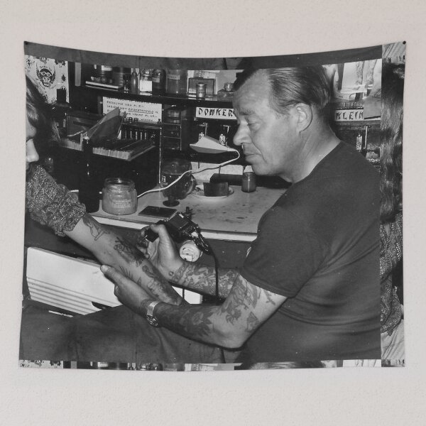 Item preview, Vintage Tattoo art on body - retro studio tattoos bizarre art  designed and sold by Coolstuff4you71.
