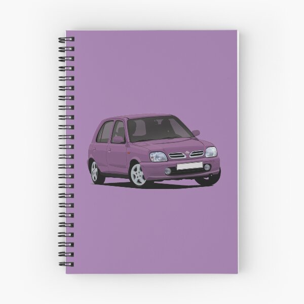 Item preview,  Nissan Micra (March) K11C - illustration - lilac designed and sold by knappidesign.