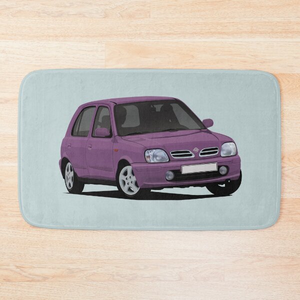 Item preview,  Nissan Micra (March) K11C - illustration - lilac designed and sold by knappidesign.