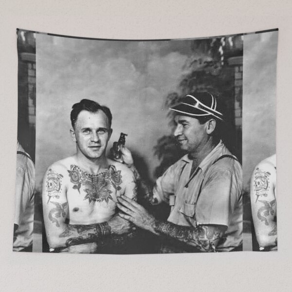 Item preview, Vintage Tattoo art on body - retro studio tattoos bizarre art  designed and sold by Coolstuff4you71.