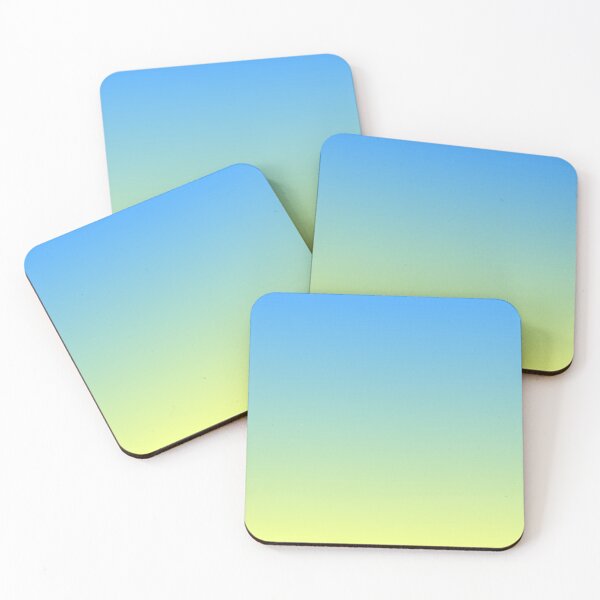Item preview, Blue Yellow Pastel Ombre Gradient designed and sold by Julie Erin Designs.