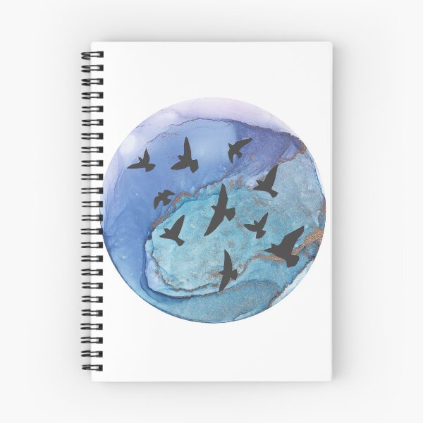 Item preview, alcohol ink birds designed and sold by melaniab-art.