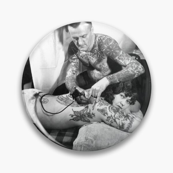 Item preview, Vintage Tattoo art on body - retro studio tattoos bizarre art  designed and sold by Coolstuff4you71.