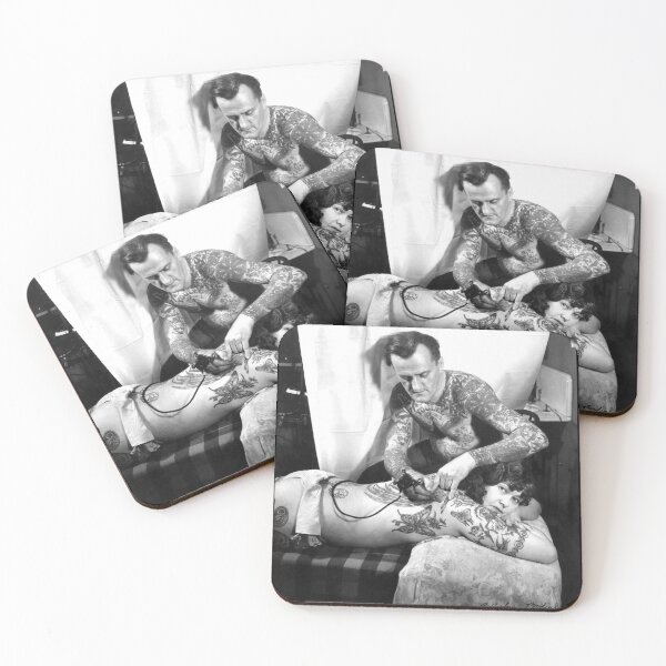 Item preview, Vintage Tattoo art on body - retro studio tattoos bizarre art  designed and sold by Coolstuff4you71.