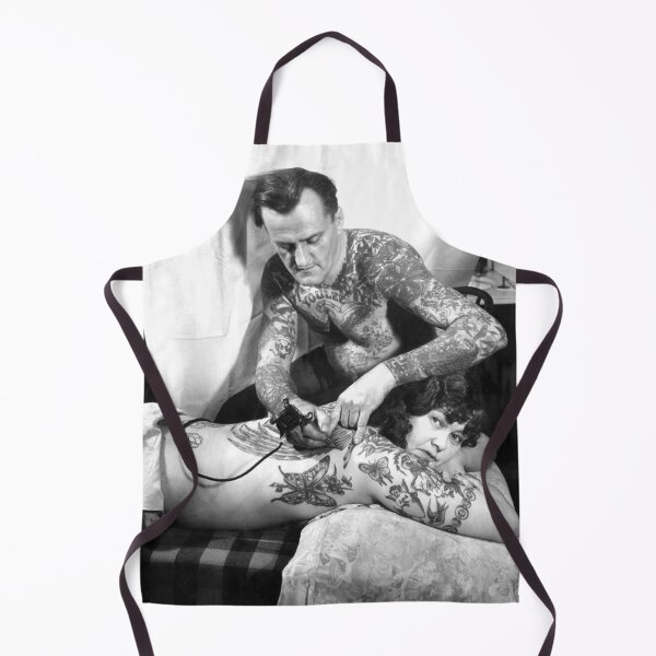 Item preview, Vintage Tattoo art on body - retro studio tattoos bizarre art designed and sold by Coolstuff4you71.