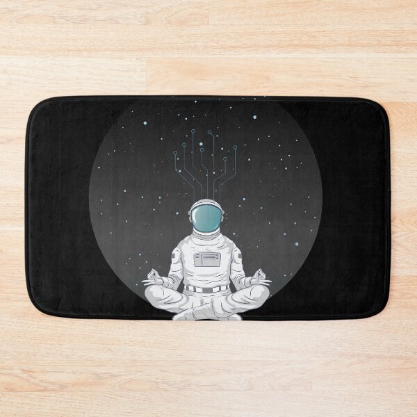 Item preview, Space Astronaut Meditating At Night designed and sold by artado.