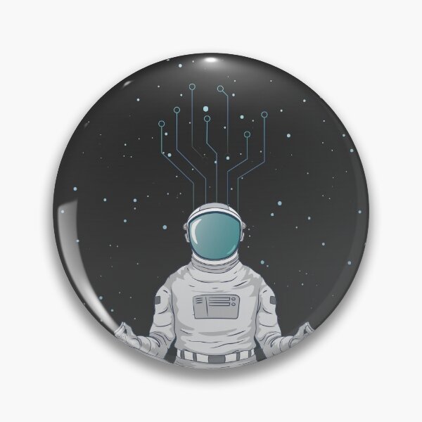 Item preview, Space Astronaut Meditating At Night designed and sold by artado.