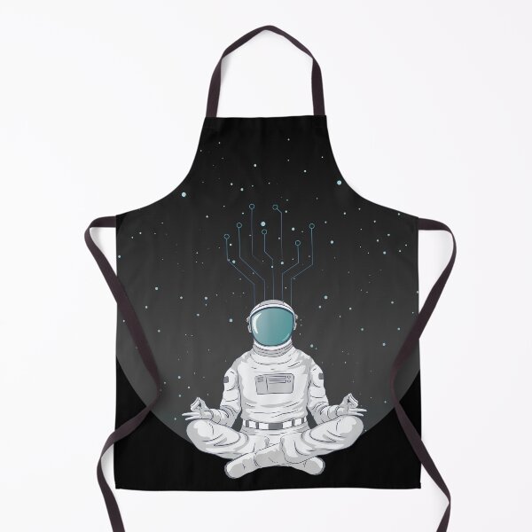 Item preview, Space Astronaut Meditating At Night designed and sold by artado.