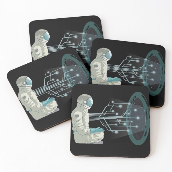 Item preview, Space Connection Astronaut Meditation designed and sold by artado.
