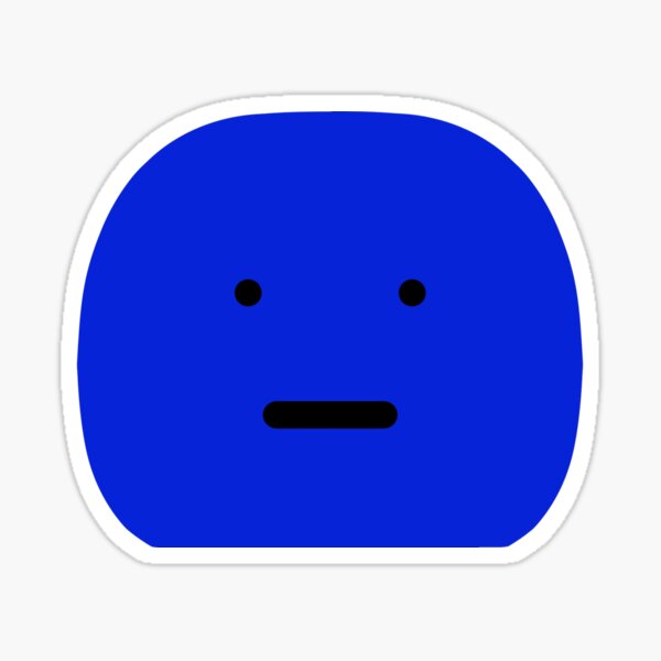 Blue Sticker