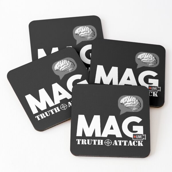 Item preview, MAG TRUTH ATTACK (BLACK & WHITE)  designed and sold by MAGBITTERTRUTH.