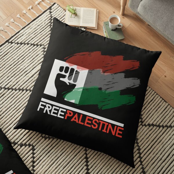 Free Palestine Floor Pillow