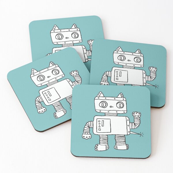 Item preview, Robot Cat designed and sold by Jennie Mahoney.