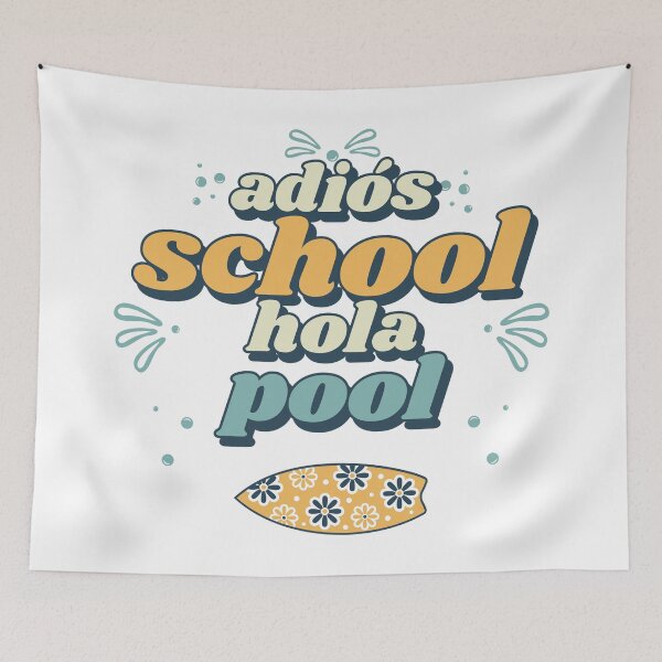 Item preview, Bye bye school hello pool designed and sold by StudioQ-.