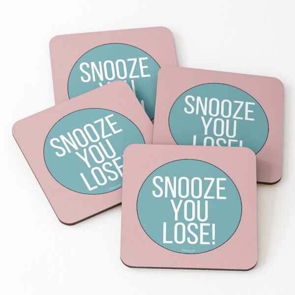 Item preview, Snooze You Lose!  designed and sold by (Not) The Wednesday Shop.