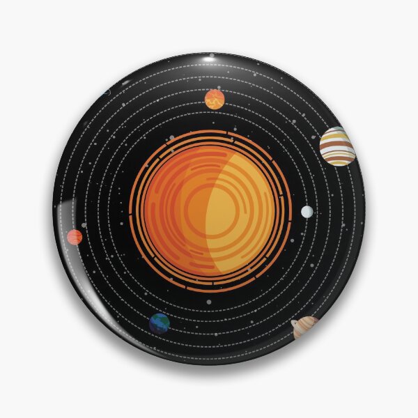 Item preview, Circular Solar System In Universe | Galaxy Designs designed and sold by artado.