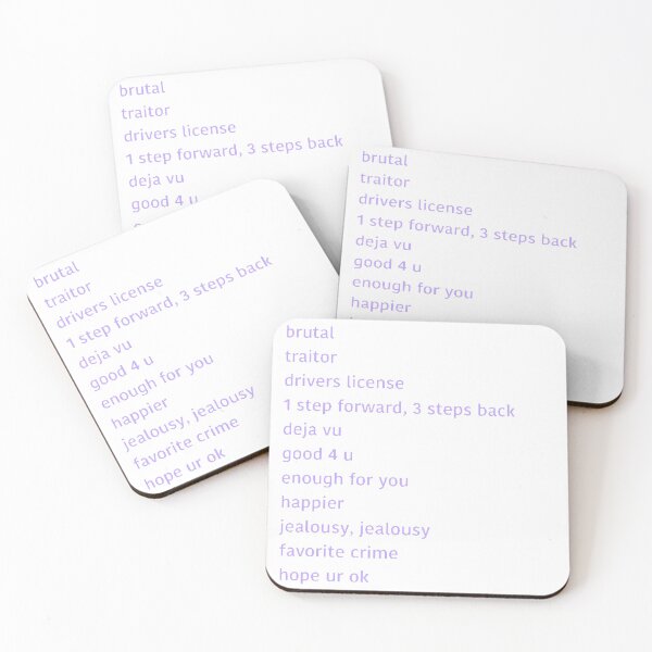 Item preview, SOUR Album Tracklist designed and sold by chloekari.