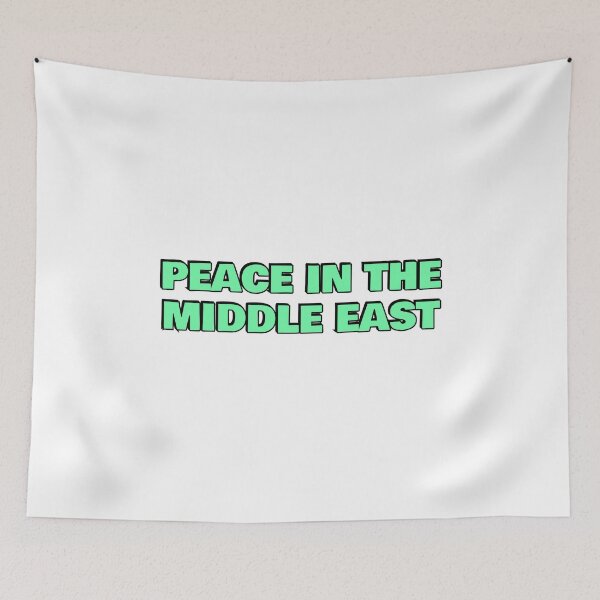 Item preview, PEACE IN THE MIDDLE EAST green designed and sold by Inspirationmotivation.