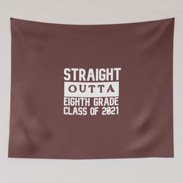Item preview,  Straight Outta eighth grade , Funny eighth grade Graduation 2021 designed and sold by zahra369der.