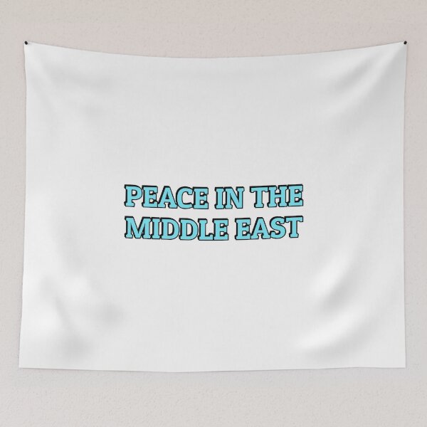 Item preview, PEACE IN THE MIDDLE EAST blue designed and sold by Inspirationmotivation.